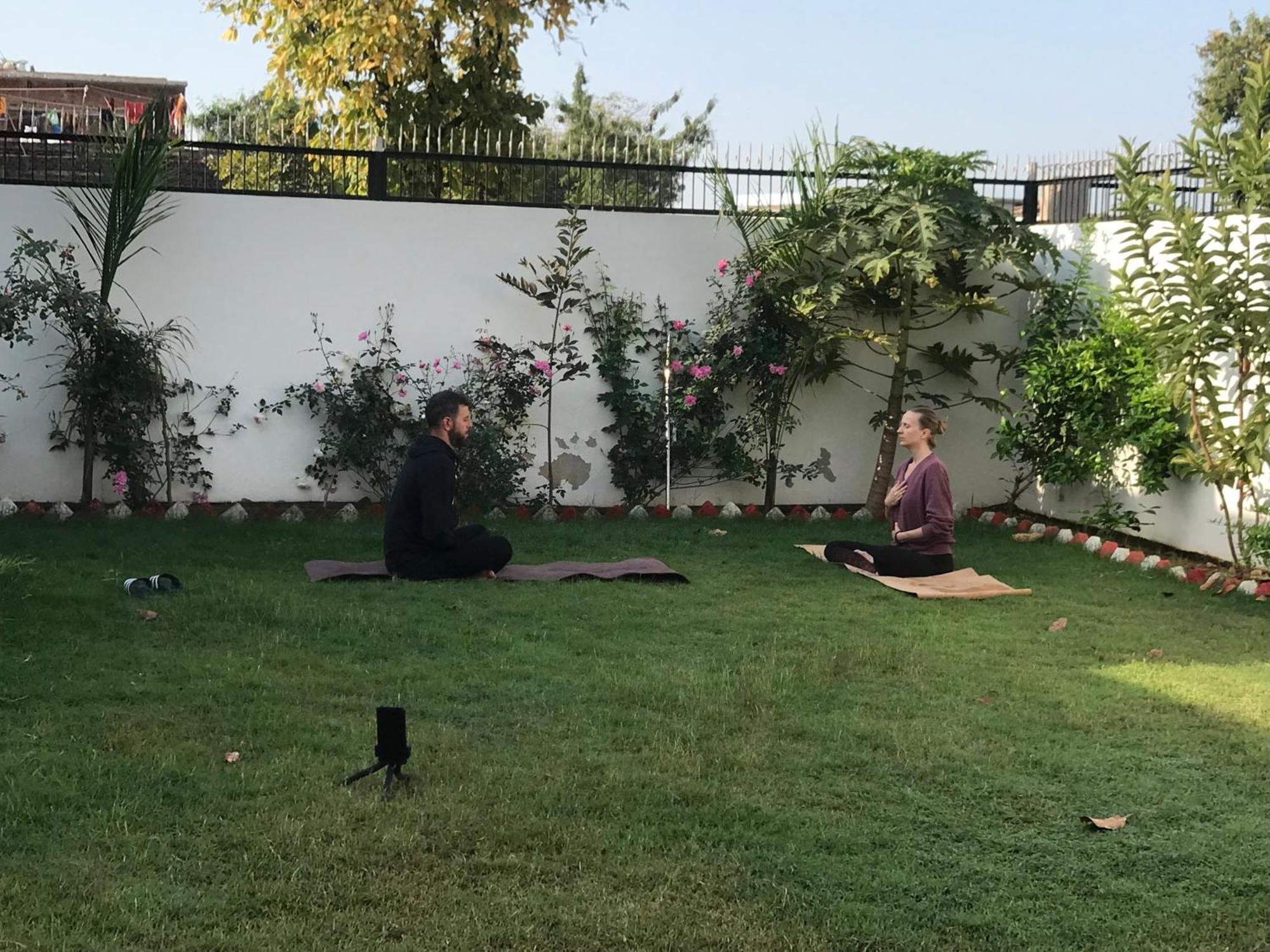 La Calma Homestay Khajurāho Exteriör bild